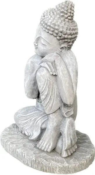 Artikelbild 4 des Artikels “Hema - Buddha entspannt - linkes Knie hoch, 45 cm H | Steinguss “